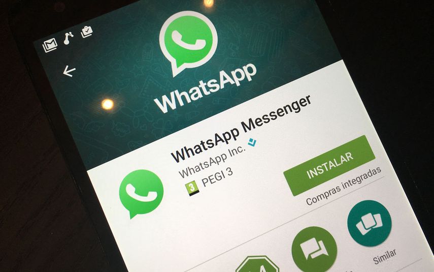 La aplicación de mensajería instantánea&nbsp;WhatsApp.&nbsp;
