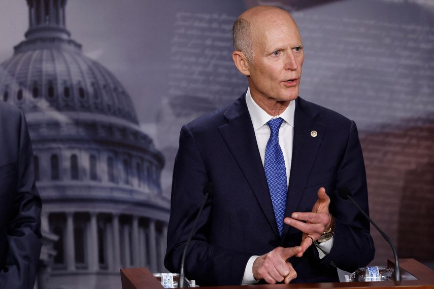 Senador Republicano Rick Scott. (AFP)