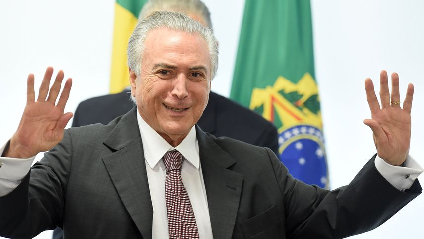 Michel Temer, presidente de Brasil.