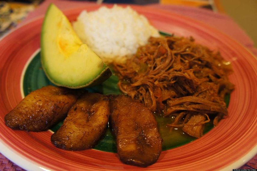 Ropa vieja, un plato tradicional de la cocina cubana.