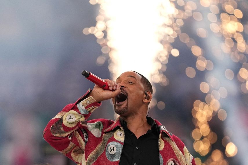 Will Smith se presenta antes de la final de la Liga de Naciones de la CONCACAF entre México y Panamá en el Estadio SoFi el 23 de marzo de 2025 en Inglewood, California.&nbsp;
