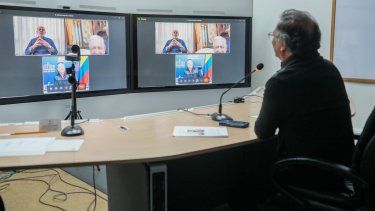 Reunión virtual entre Gustavo Petro, Lula da Silva y Manuel López Obrador sobre Venezuela el 01AGO24.&nbsp;
