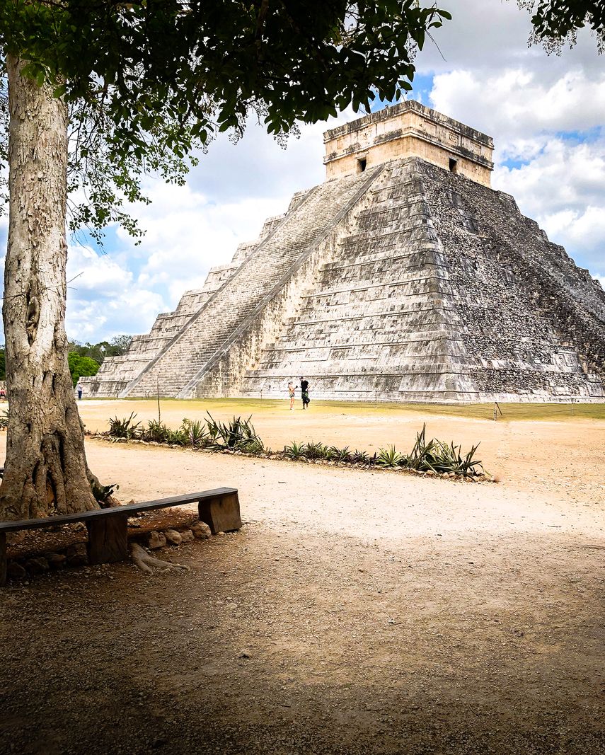 Las pirámides de Yucatán.&nbsp;