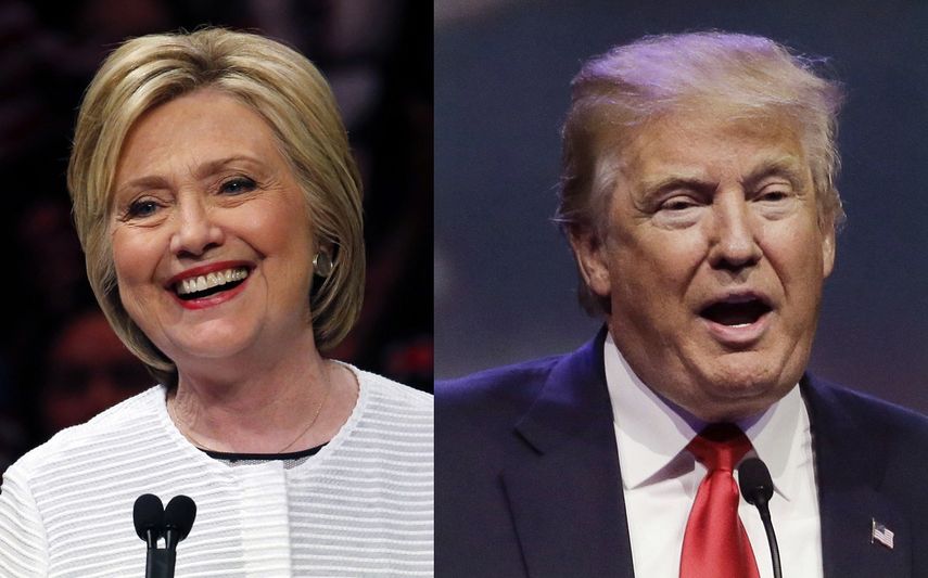 Trump sigue controlando el electorado blanco con 54% frente a 37% para Clinton