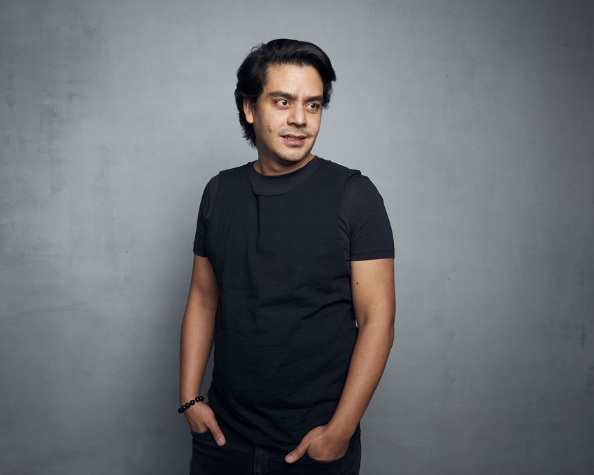 El guionista y director Jayro Bustamante posa durante la promoción de su película La Llorona en el Festival de Cine de Sundance, el 27 de enero del 2020 en Park City, Utah.&nbsp;