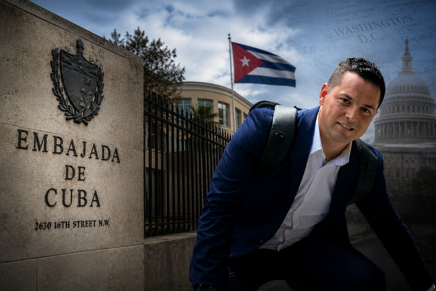 David Ramírez Álvarez, segundo secretario de la Embajada de Cuba en Washington.