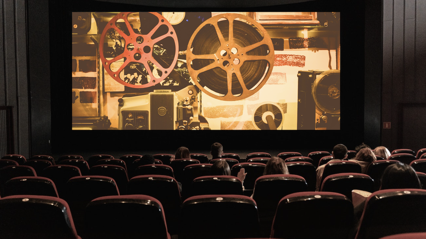 Imagen referencial de una sala de cine.&nbsp;