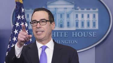 Steven Mnuchin, secretario del Tesoro de EEUU.