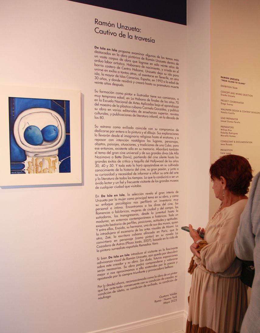 Palabras del curador Gustavo Valdés sobre las obras de Ramón Unzueta, expuestas en el Museo Americano de la Diáspora Cubana.&nbsp;