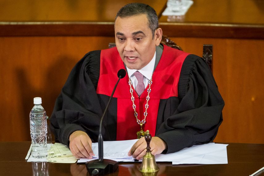 Maikel Moreno, presidente del Tribunal Supremo de Justicia (TSJ) de Venezuela.