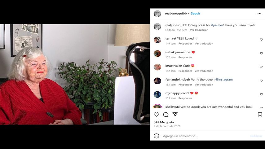 La actriz estadounidense June Squibb.