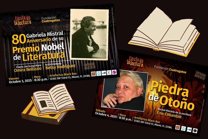 Fiesta de la lectura, por la Fundación Cuatrogatos.&nbsp;