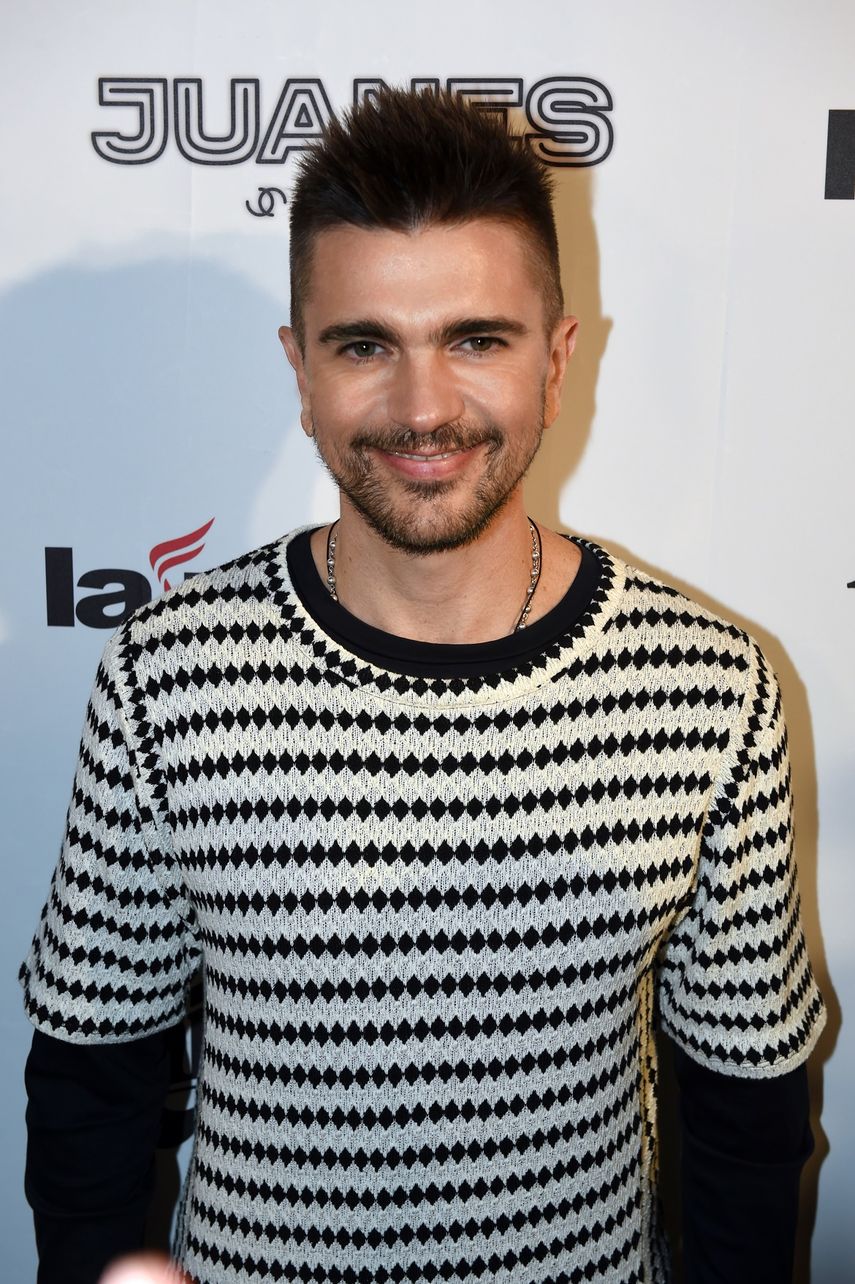 El cantautor colombiano Juanes durante la noche inaugural de Hispanicize, en el Museo de Arte Pérez de Miami.&nbsp;