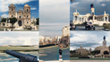 Collage con capturas de pantalla del video en YouTube con imágenes de La Habana alrededor de los años 50. 