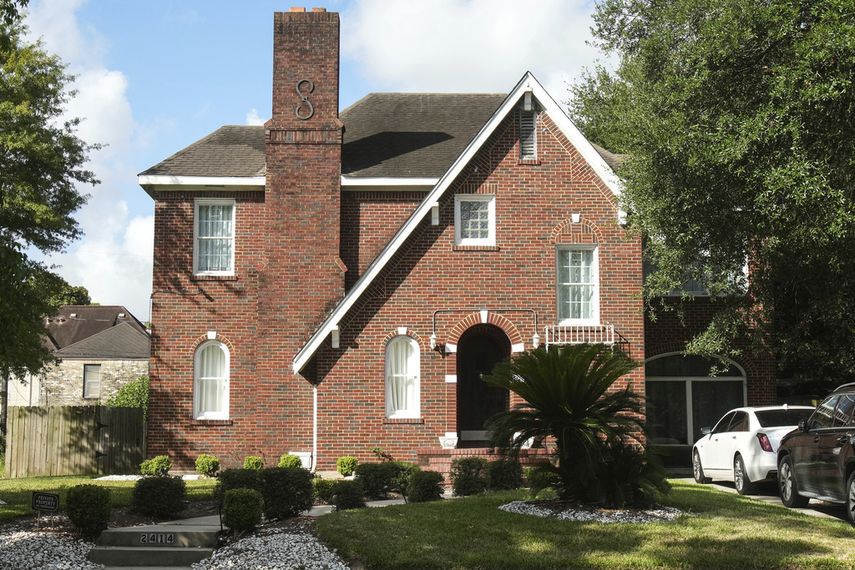 Una vista de la casa en la que la cantante Beyoncé solía vivir de niña, 27 de julio de 2022, Houston, Texas.&nbsp;