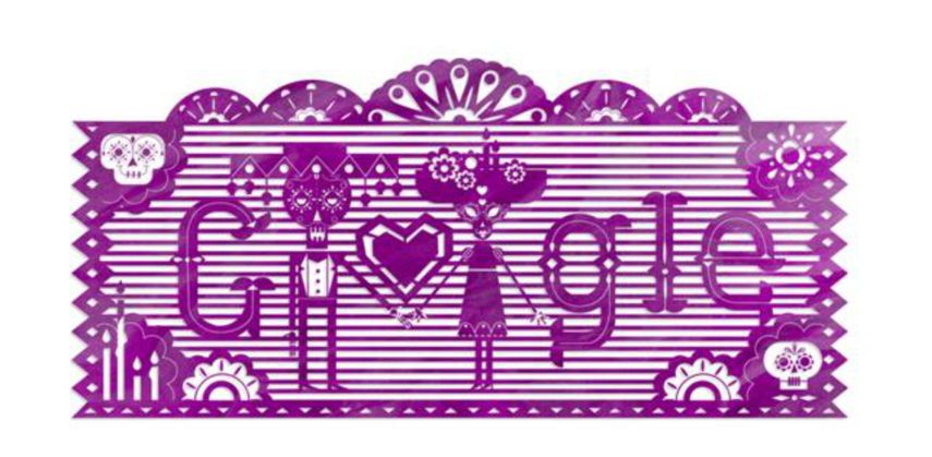 Doodle dedicado al&nbsp;Día&nbsp;de&nbsp;Muertos&nbsp;en&nbsp;México