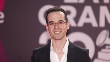 Edgar Barrera llega a la 24a entrega anual del Latin Grammy en Sevilla, España el 16 de noviembre de 2023. El compositor fue el primero en ser galardonado durante la Premiere de los Latin Grammy.