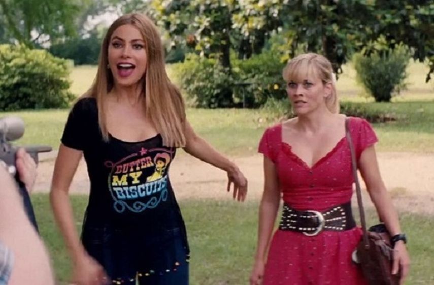 Sofía Vergara y Reese Whiterspoon se hicieron amigas mientras rodaban Hot Pursuit. (CORTESÍA). 
