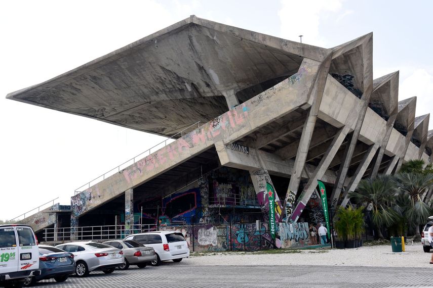 Fachada del Marine Stadium