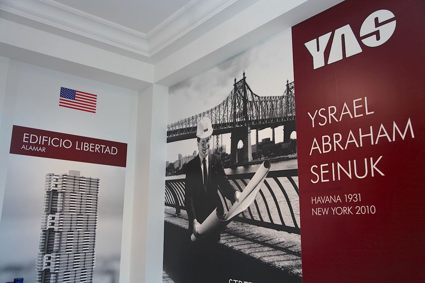 Entrada de la sala donde se expone “Ysrael Abraham Seinuk: ampliando el horizonte”.&nbsp;