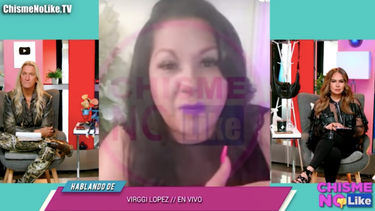 Virggi Lopez durante la entrevista.