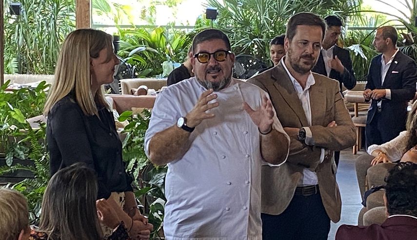 Chef Dan García, presentación en Miami.