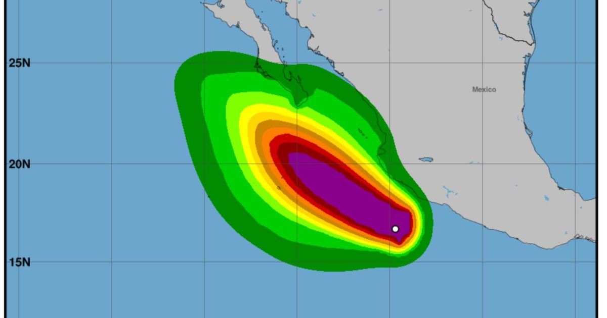 La tormenta Flossie se convierte en huracán cerca de las costas de México