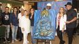 Varios artistas que participaron en la conferencia de prensa sobre Cuba Nostalgia.