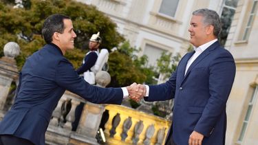 El presidente de Colombia, Iv&aacute;n Duque, recibe a Juan Guaid&oacute;, mandatario encargado de Venezuela, para reunirse en pro de la libertad del pas&iacute; cariber&ntilde;o.