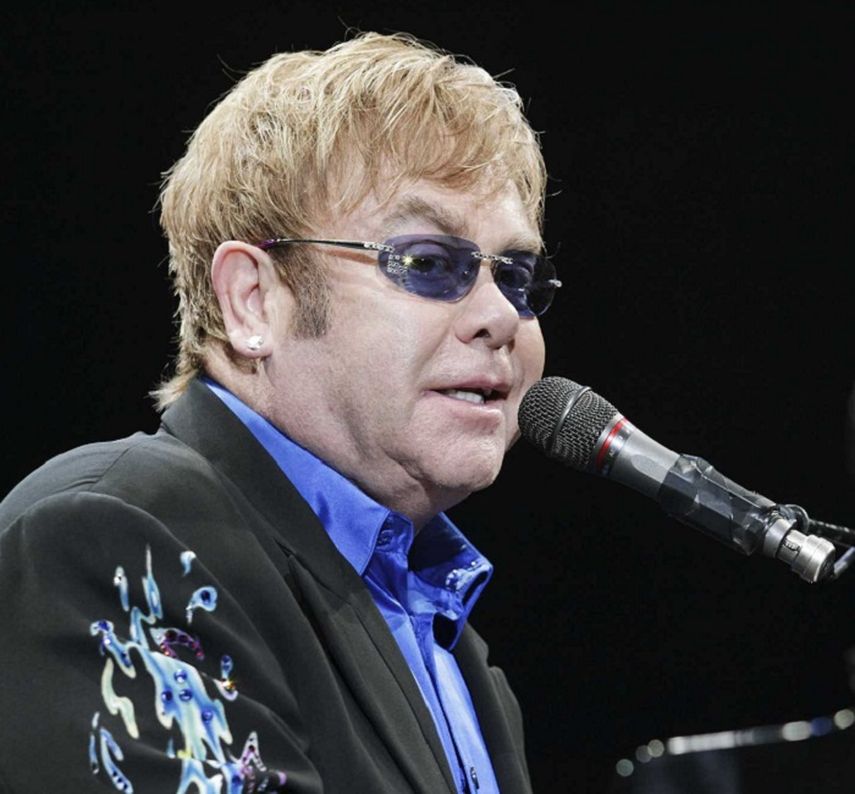 El músico británico Elton John. (AP). 