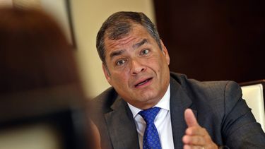 Rafael Correa, expresidente de Ecuador 