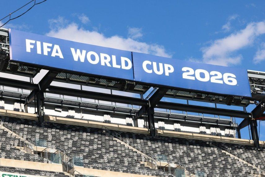 El estadio New York New Jersey (anteriormente llamado MetLife Stadium) se ve desde el interior antes de la Copa Mundial de la FIFA 2026, en East Rutherford, Nueva Jersey, el 7 de mayo de 2026.&nbsp;