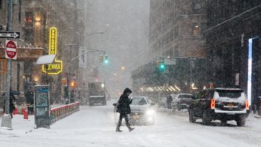 La ciudad intenta seguir con su ritmo habitual ante la ola de frío.&nbsp;