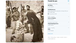 Captura de pantalla de Twitter en donde aparece la fotograf&iacute;a de Andrew L&oacute;pez, que gan&oacute; un Pulitzer en 1960.