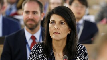Nikki Haley, embajadora de Estados Unidos en Naciones Unidas.