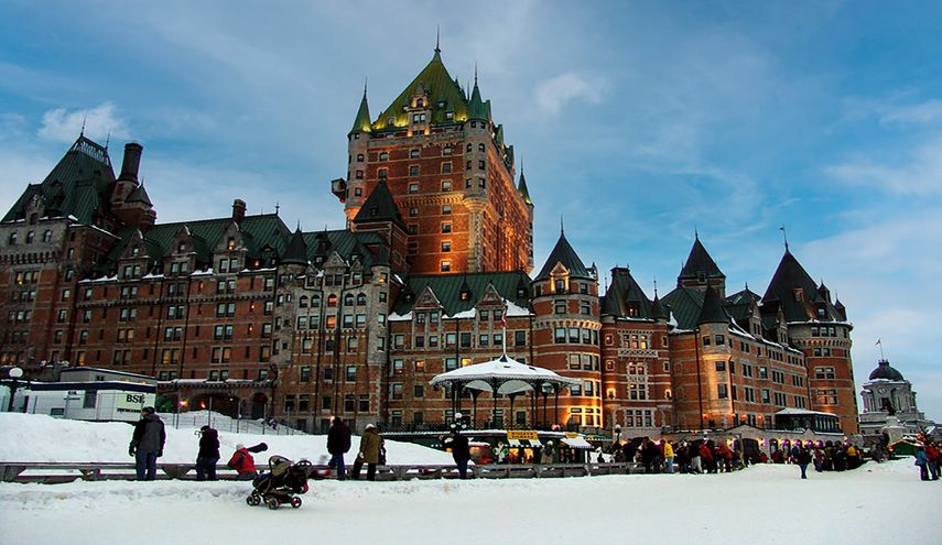 Hotel Château Frontenac, Quebec City.