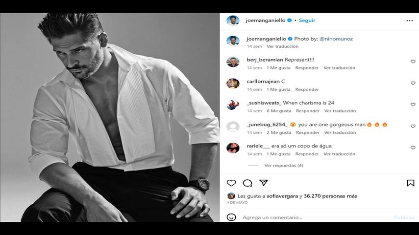 El actor estadounidense Joe Manganiello.