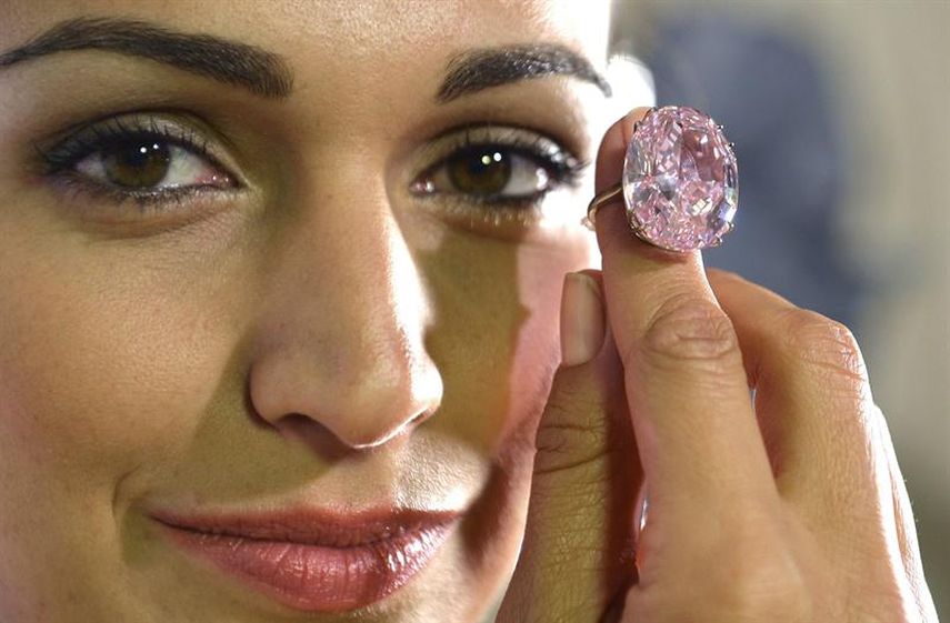 El Pink Star ha recibido la mayor calificación de color y claridad. (EFE)