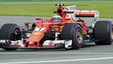 El piloto finlandés de Fórmula Uno, Kimi&nbsp;Raikkonen&nbsp;del equipo Scuderia Ferrari durante los primeros entrenamientos libres del Gran Premio de Canadá en el circuito Gilles Villeneuve.