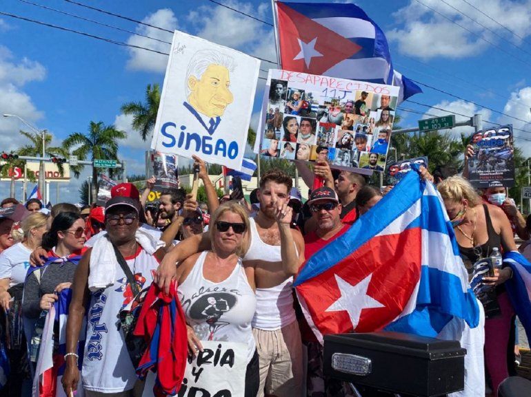 Manifestación en Hialeah