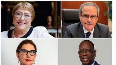 Michelle Bachelet, de Chile; Rafael Grossi, de Argentina; Rebeca Grynspan, de Costa Rica; y Macky Sall, de Senegal son los candidatos para la Secretaría General de la ONU&nbsp;&nbsp;