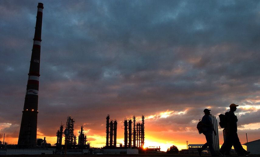 Vista general de la refinería Camilo Cienfuegos, en el centro sur de Cuba.