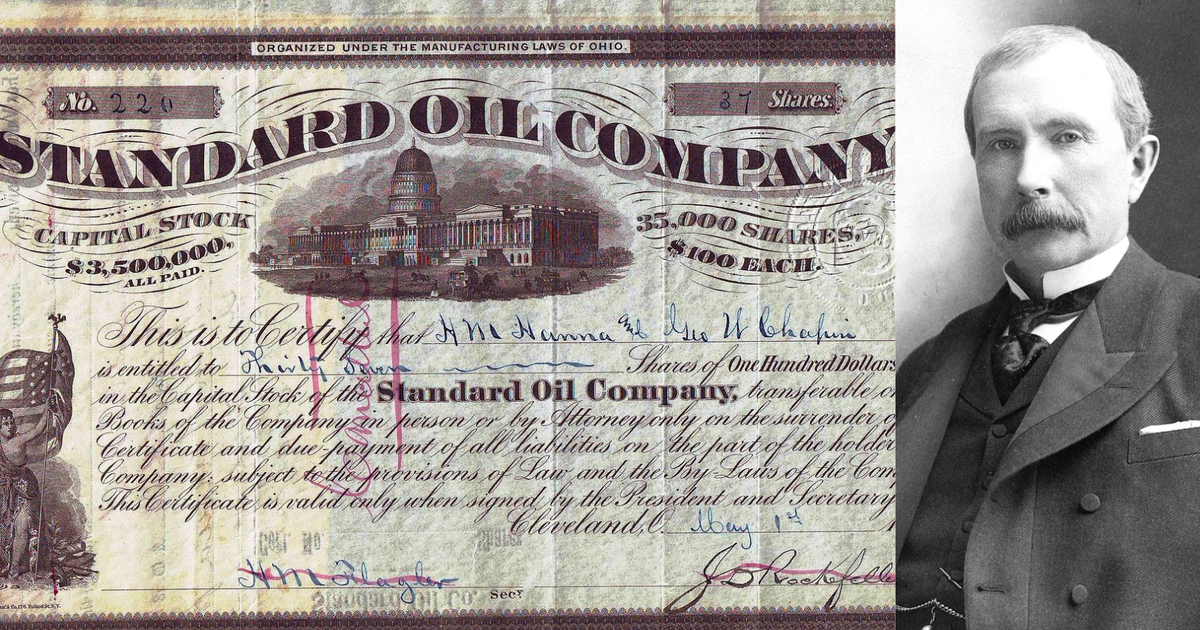 La historia de John D. Rockefeller, fundador de Standard Oil Company