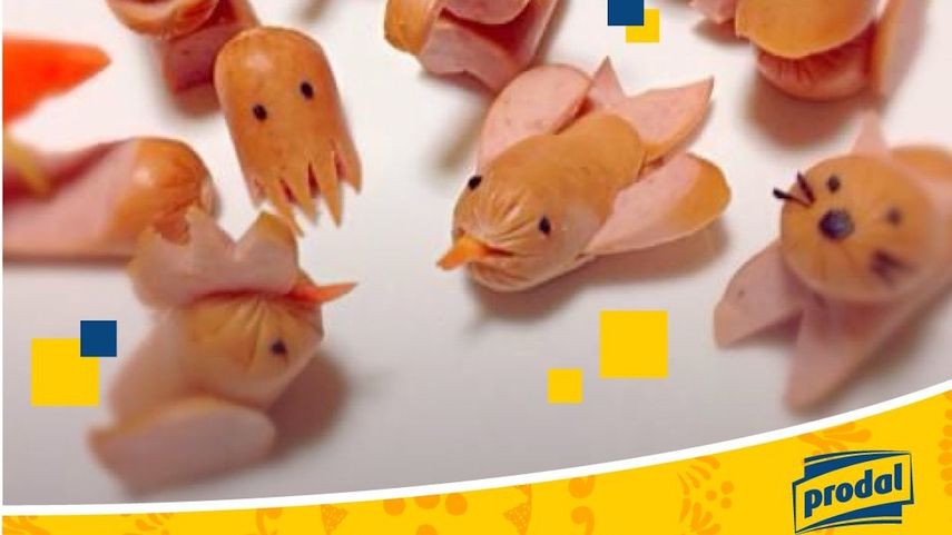 Salchichas preparadas de modo creativo y diferente, según Prodal.&nbsp;
