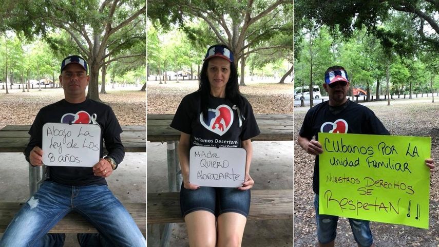 Mensajes de los médicos cubanos que reclaman el derecho de poder ver a sus familiares en Cuba.