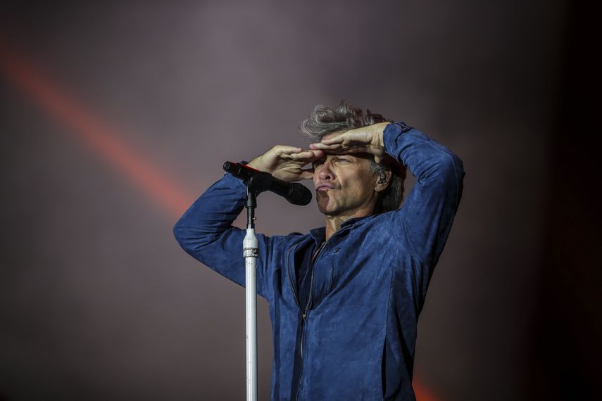 El cantante estadounidense Jon&nbsp;Bon&nbsp;Jovi, líder de la banda de rock.