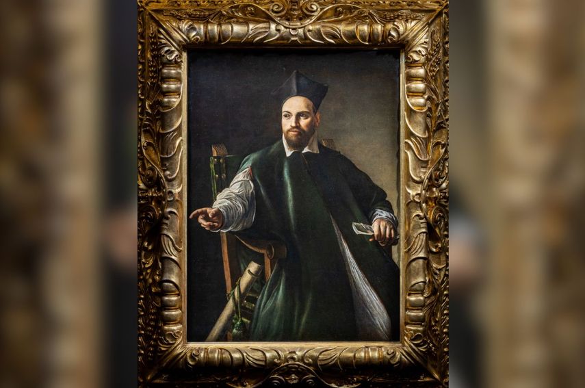 Captura de Pantalla del cuadro El retrato de monseñor Maffeo Barberini&nbsp;de Caravaggio