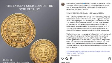 Centén segoviano de 1609.&nbsp;