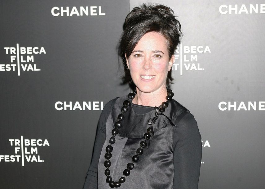 La diseñadora estadounidense Kate Spade.