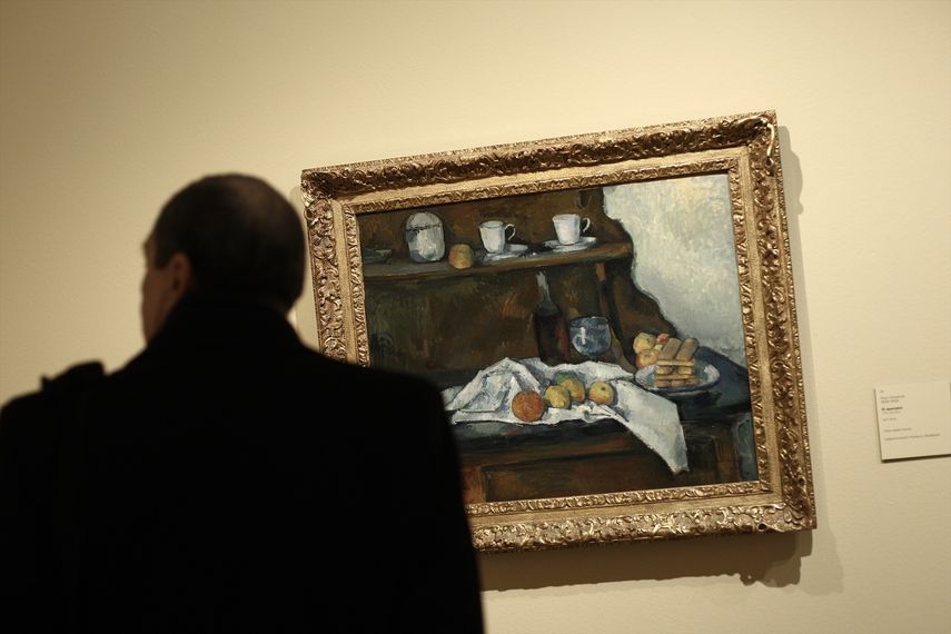 Primera retrospectiva de un mural de Cézanne en España.